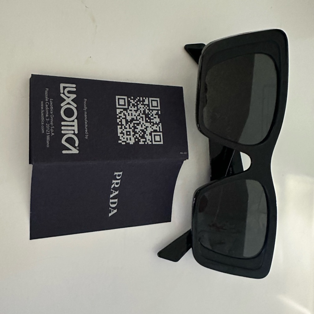 Prada Sleek Black Eyewear